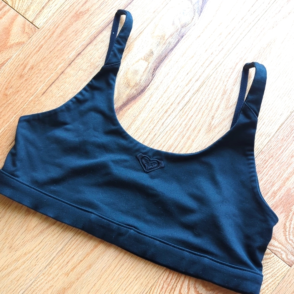 Roxy. Black Brallette. Size Small